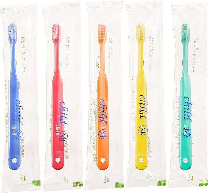 Fukuda Brush Industries Dental Clinic Toothbrush for Children (Normal), Pack of 20, Made in Japan CH -  Australia