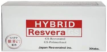 Japan Resveratrol Hybrid Resvera GS 30 Tablets - BeesActive Australia