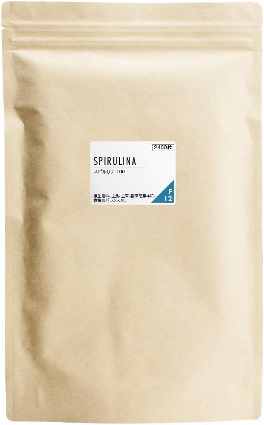 nichie Spirlina 100% Supplement Extra Large Pack, 2400 Tablets - BeesActive Australia