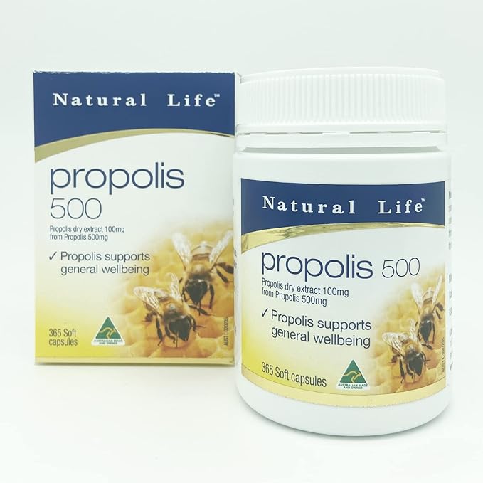 Propolis 500mg x365 capsules (Australian government TGA certified) - BeesActive Australia