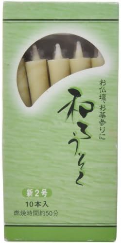 Marues Japanese Candle New No. 2, Pack of 10 - BeesActive Australia