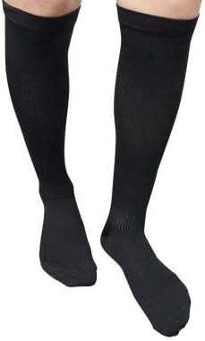 Medical Elastic Stockings Rexfit Men's High Socks Medium Compression Black Medium 1812 - BeesActive Australia