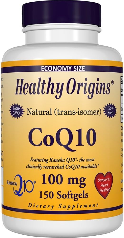 Healthy Origins Coenzyme Q10 (CoQ10, Kaneka Q10) 100mg 150 soft capsules [Directly shipped overseas] [Parallel import product] - BeesActive Australia