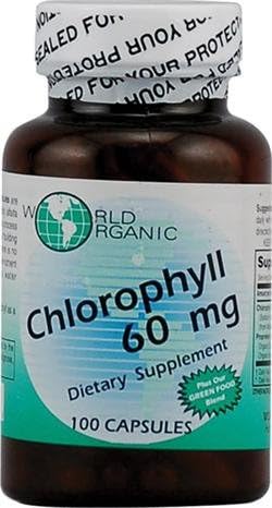 World Organics Chlorofils, 2.0 oz (60 mg), 100 Tablets - BeesActive Australia