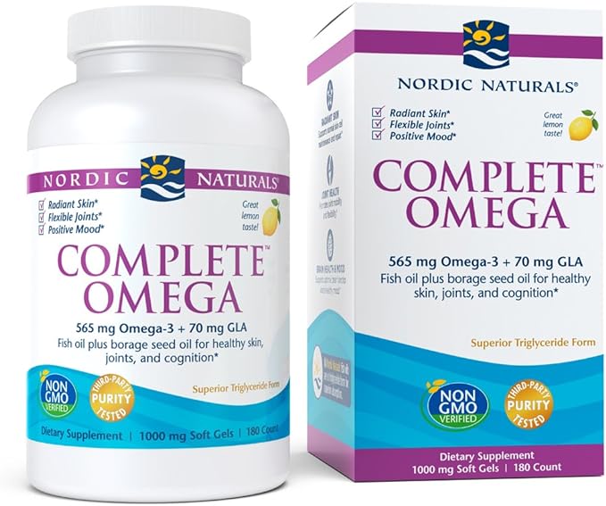 Nordic Naturals Complete Omega Lemon - Soft Gel, 180 Count - BeesActive Australia