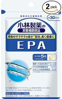 Kobayashi Pharmaceutical's nutritional supplement EPA (150 tablets, approximately 30 days supply) 2 sets - BeesActive Australia