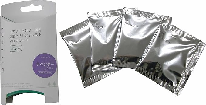 Mikuni Replacement Clear Forest Aroma Beads Lavender RFL03-02 Air Leaf Mini Replacement Aroma Beads for Air Pollutant Removal Air Cleaning Car Exhaust Tobacco Smoke Antioxidant Forest Bathing Effect -  Australia