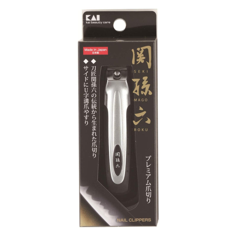 Made in Japan Kai X Seki Mago Roku Finger Nail Clipper with Nail Cutter Type 1 Count (Pack of 1) - BeesActive Australia