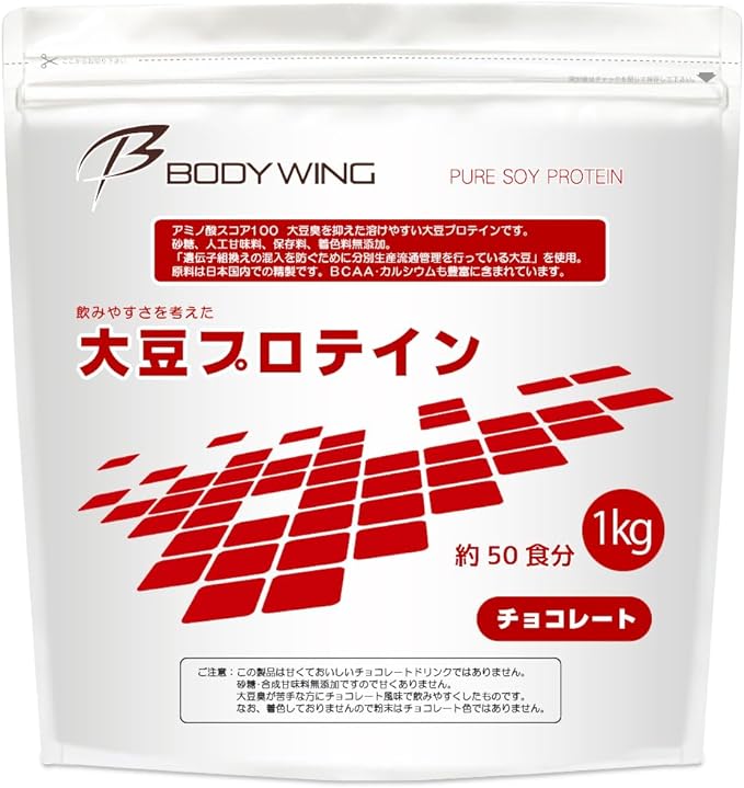 Soy Protein Chocolate Easy-to-drink Soy Protein Refined in Japan Body Wing (1kg) - BeesActive Australia