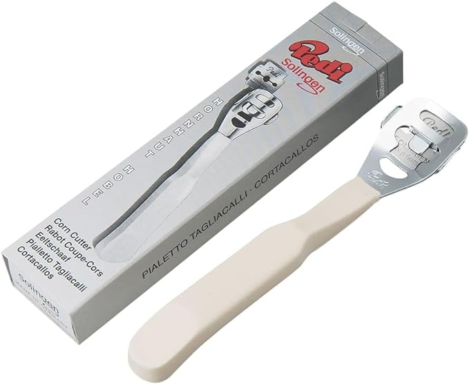 Solingenpedie (manufactured in Germany by Solingen) Corn and dead skin scraper [10 replacement blades included] - BeesActive Australia
