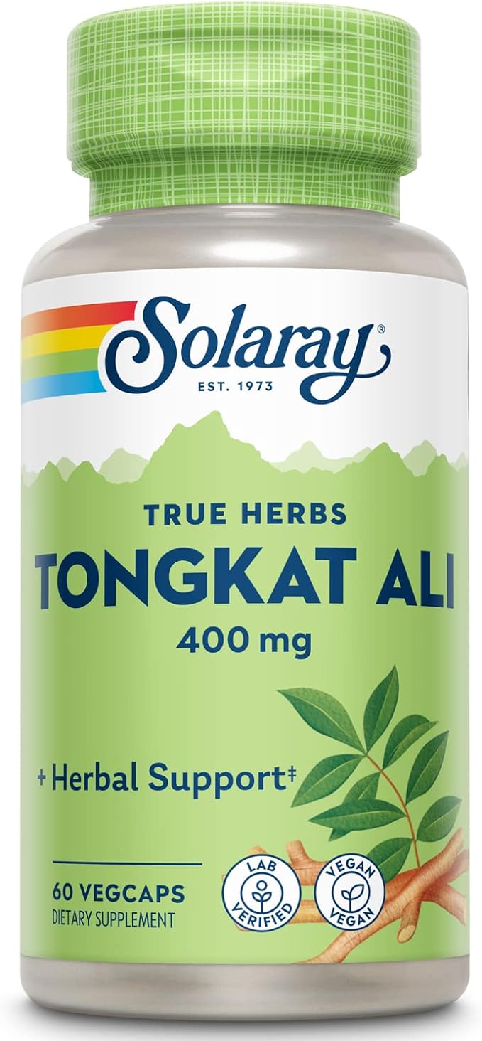Solaray, Tongkat Ali, 400mg, 60 Veggie Capsules - BeesActive Australia