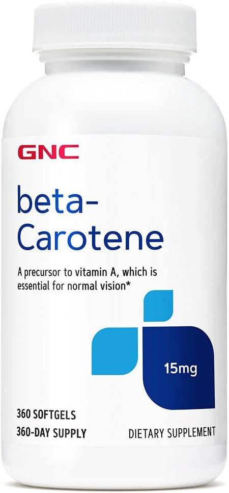 GNC Beta Carotene Genesis Beta Carotene 15mg 360 softgel - BeesActive Australia