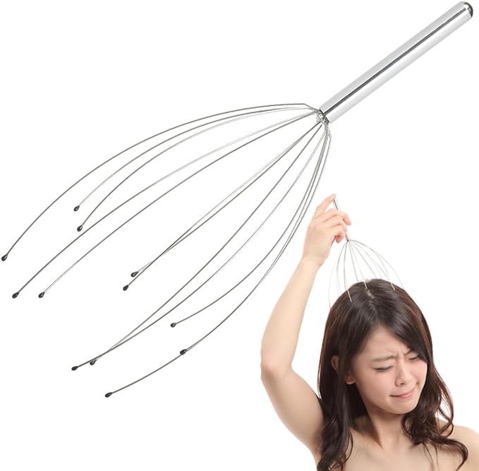 Scalp tingling pleasure, refreshing head, cool head spa wire metal shower… (Set of 1) - BeesActive Australia
