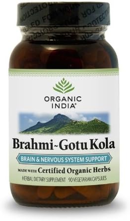[Regular Imported Product] Organic India Gotu Kola (Gotu Kola, Brahmi, Centella Centella) 90 Veggie Capsules - BeesActive Australia