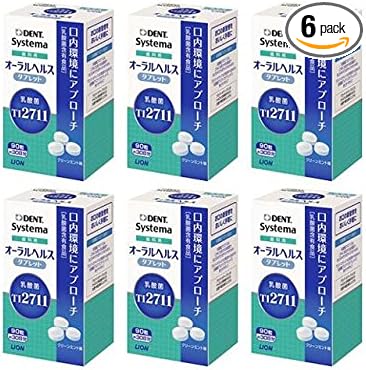 Lion Systema Dental Oral Health Tablets, 90 Tablets (Box of 6) -  Australia
