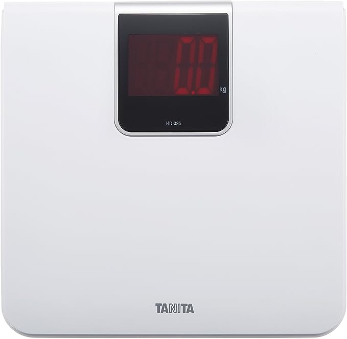 Tanita Weight Scale Digital Large Screen LED White HD-395 WH Power on just by riding - BeesActive Australia
