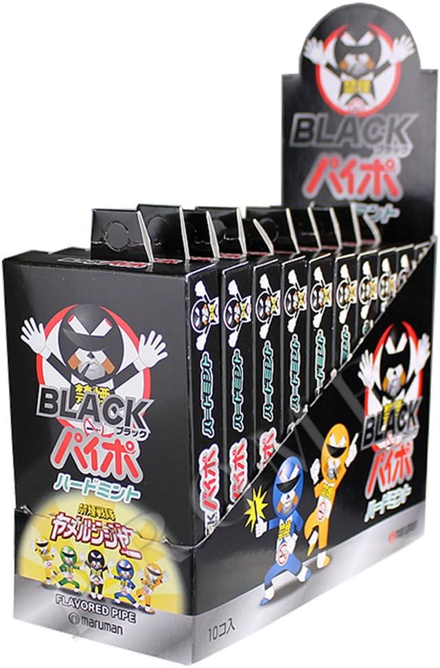 Maruman Black Pipo Hard Mint 10 Piece - BeesActive Australia