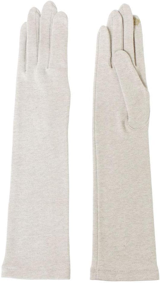 GlovesDEPO Organic Cotton UV Gloves, Semi-Long Type, Luoyang-Dyed, Mother's Day, Gift, Arm Cover, Cute, Stylish, Cute -  Australia