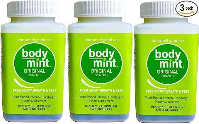 Set of 3: Body Mint, Body Mint, 50 Tablets - BeesActive Australia