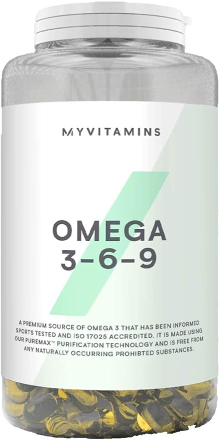 MyProtein Omega 3 6 9 (Fish Oil) 900mg 120 Capsules - BeesActive Australia