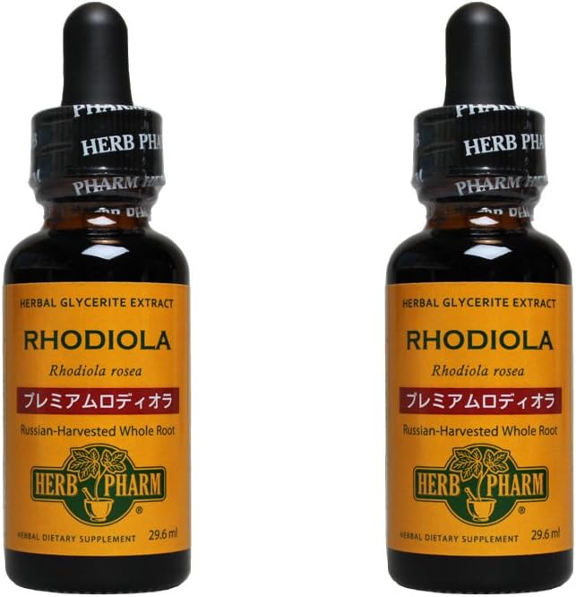 Herb Pharm Premium Rhodiola Tincture Liquid 29.6ml Set of 2 - BeesActive Australia