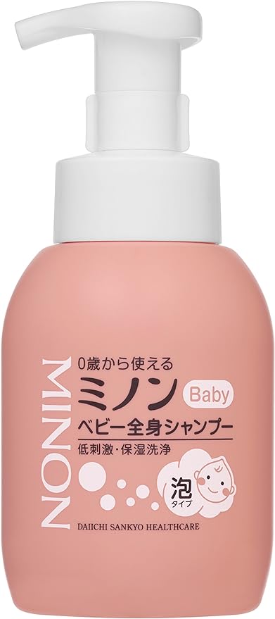 MINON(ミノン) ベビー全身シャンプー 泡タイプ 350mL - BeesActive Australia