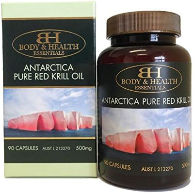Body & Health South Pole Pure Red Crill Oil 16.9 oz (500 mg) 90 Capsules - BeesActive Australia