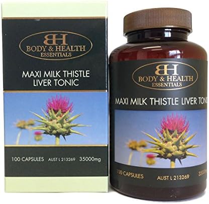 [Body & Health] Maxi Milk Thistle River Tonic 35000mg 100 capsules [Directly shipped overseas] - BeesActive Australia