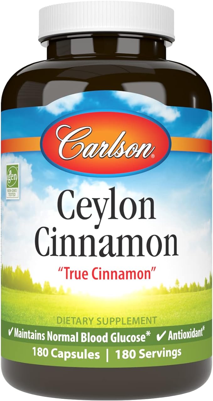 Carlson, Ceylon Cinnamon, 180 Count - BeesActive Australia