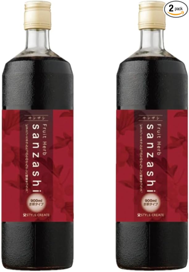 Fruit Herb Sanzashi (For Diluting) 30.4 fl oz (900 ml), Dilution Type, Set of 2 - BeesActive Australia