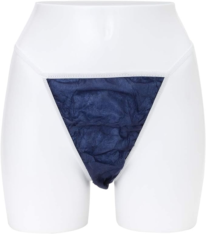Paper T-back Panties (One Size Fits Most), Pack of 50, 3 Colors bule, - BeesActive Australia