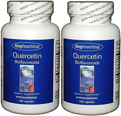 Quercetin Bioflavonoids 100 Vegetarian Caps, 2 Bottles of 100 Capsules (Quercetin Bioflavonoids 100 Vegetarian Caps) - BeesActive Australia