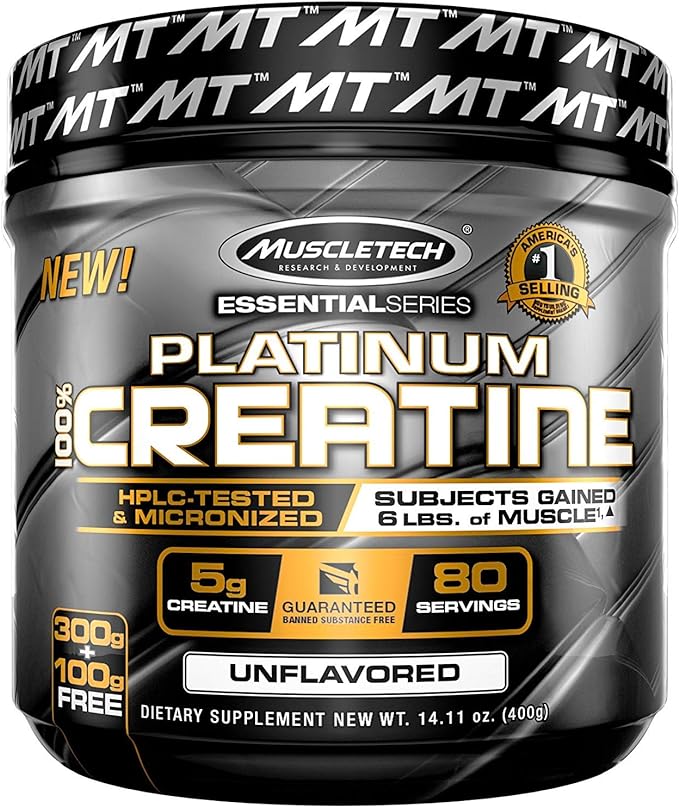 Platinum 100% Creatine 80 doses Directly shipped overseas "From USA" - BeesActive Australia