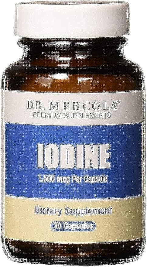 Dr. Mercola, Premium Supplements, Iodine, 30 Capsules - BeesActive Australia