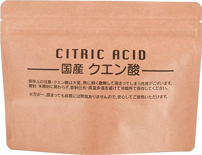 Domestic citric acid (crystal) 250g Edible/drinkable - BeesActive Australia
