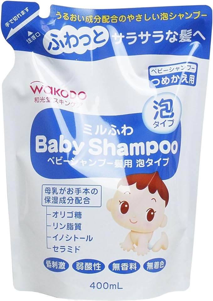 Wakodo Mill Soft Baby Shampoo tumekae For 400ml [Set of 6] - BeesActive Australia