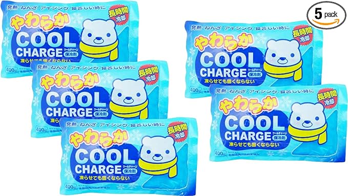 Kiyo Pyrethrum Soft Cool Charge (5 Pieces) Ice Pack Icing [Soft Type] -  Australia