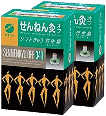 Sennen Moxibustion Off Soft Kyu Takeshima 340 Piece Set of 2 - BeesActive Australia