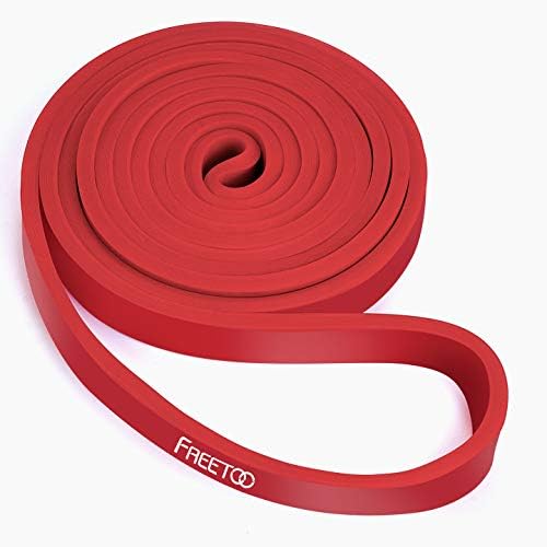 FREETOO Fitness Tube Exercise Band [Latest Enhanced Version] Training Tube Natural Rubber Body Modification Equipment Unisex Strength Training Linftig Muscle Red -  Australia
