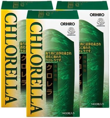 Orihiro Clean Culture Chlorella (1,400 Capsules) [Set of 3] - BeesActive Australia