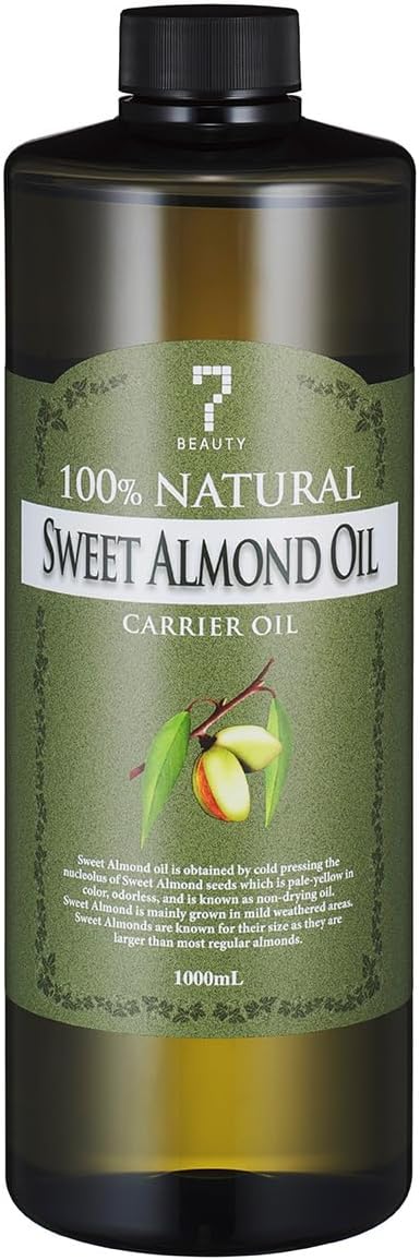 7 Esthetics: Sweet Almond Oil 3.3 fl oz (1 L) - BeesActive Australia