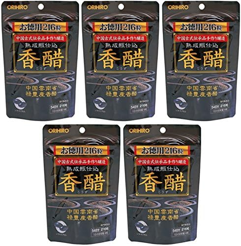 Orihiro Aged Bottle Flavor Vinegar Value 216 grains x 5 pieces set - BeesActive Australia