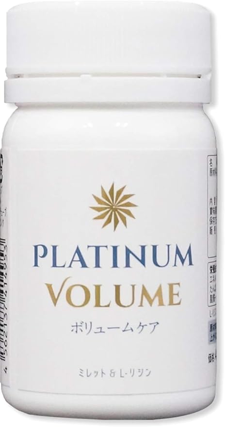 Platinum Volume Care 90 Tablets Millet Extract and L-Lysine Support Volume and Gloss - BeesActive Australia