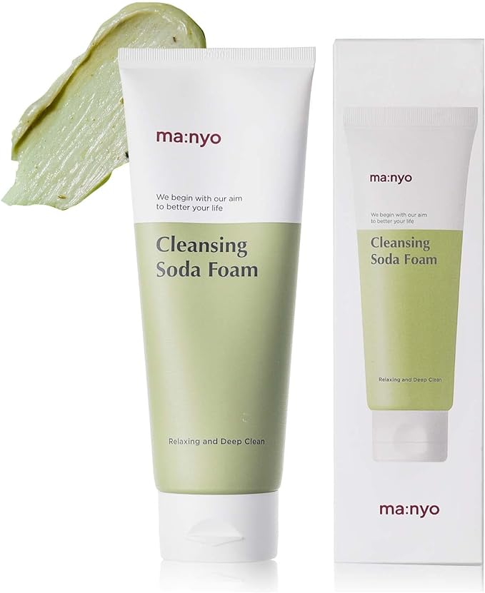 Witch Factory Soda Facial Cleanser, 5.1 fl oz (150 ml), Cleansing Foam, Exfoliating, Pore Care, Moisturizing, Washing, Korean Cosmetics, Skin Care, MA: NYO Mano, Manyo Factory Deep Pore Cleansing Soda -  Australia