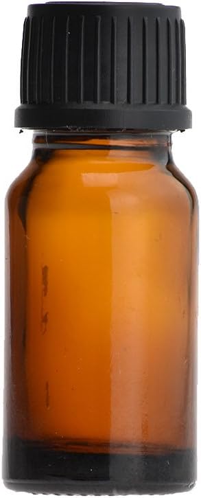 NAGOMIAROMA Blackout Bottle, Aroma Oil Bottle, 0.3 fl oz (10 ml), Amber, Black Cap, Vertical Dropper, Storage, Storage, Container, Subdivision - BeesActive Australia