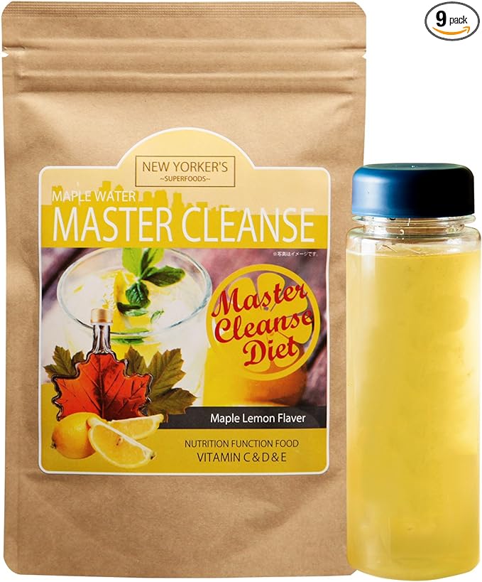IDEA Master Cleanse Diet, Maple Lemon Flavor, Fast Diet, 0.2 oz (5 g) x 9 Packets - BeesActive Australia