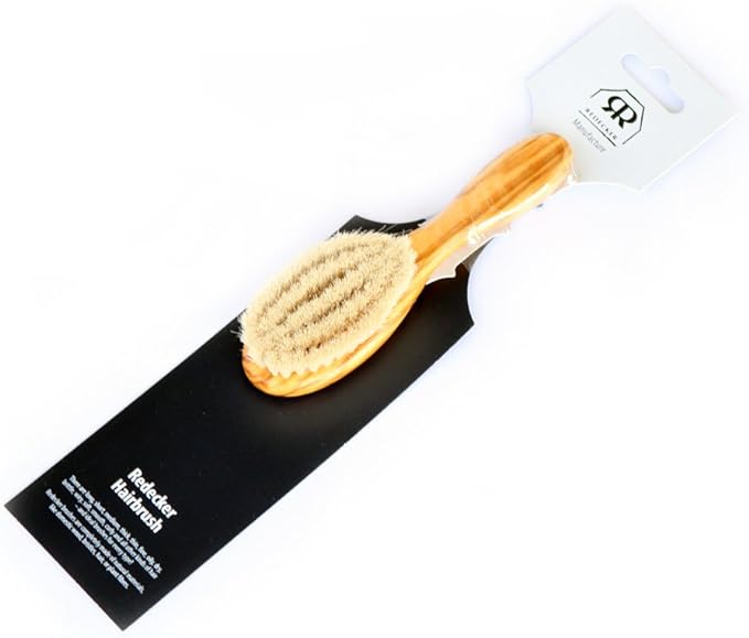 [Redecker/redekka-] Natural and Baby Brush (Goat hair/Olive) - BeesActive Australia