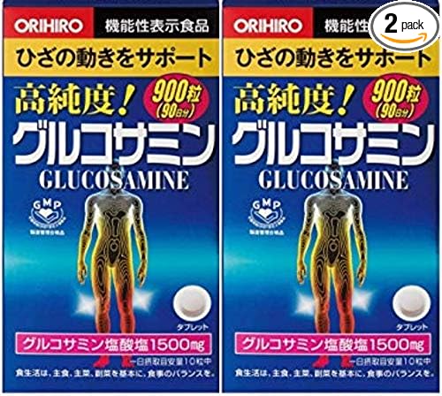 Orihiro Glucosamine Tablets Economy Pack 900 Tablets x Set of 2 - BeesActive Australia