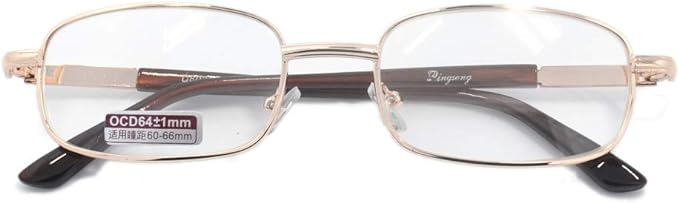 Yellowrock Metal Frame Reading Glasses, Fashionable Reading Glasses, Power from +0.50 to +6.00 - BeesActive Australia