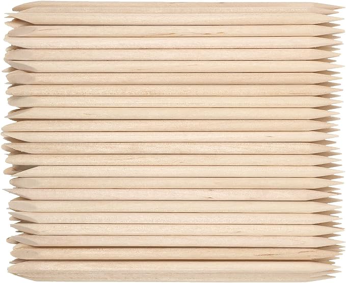 ROSENICE 100 PCS Multi-functional Orange Wood Sticks for Nail - BeesActive Australia